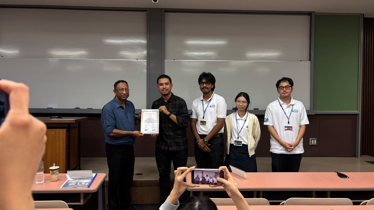 Angkat Teknologi Dekarbonisasi, Dosen DPTM FT UNY Raih Student Award pada TOMIDAI Global SciFrontiers 2026 di Jepang