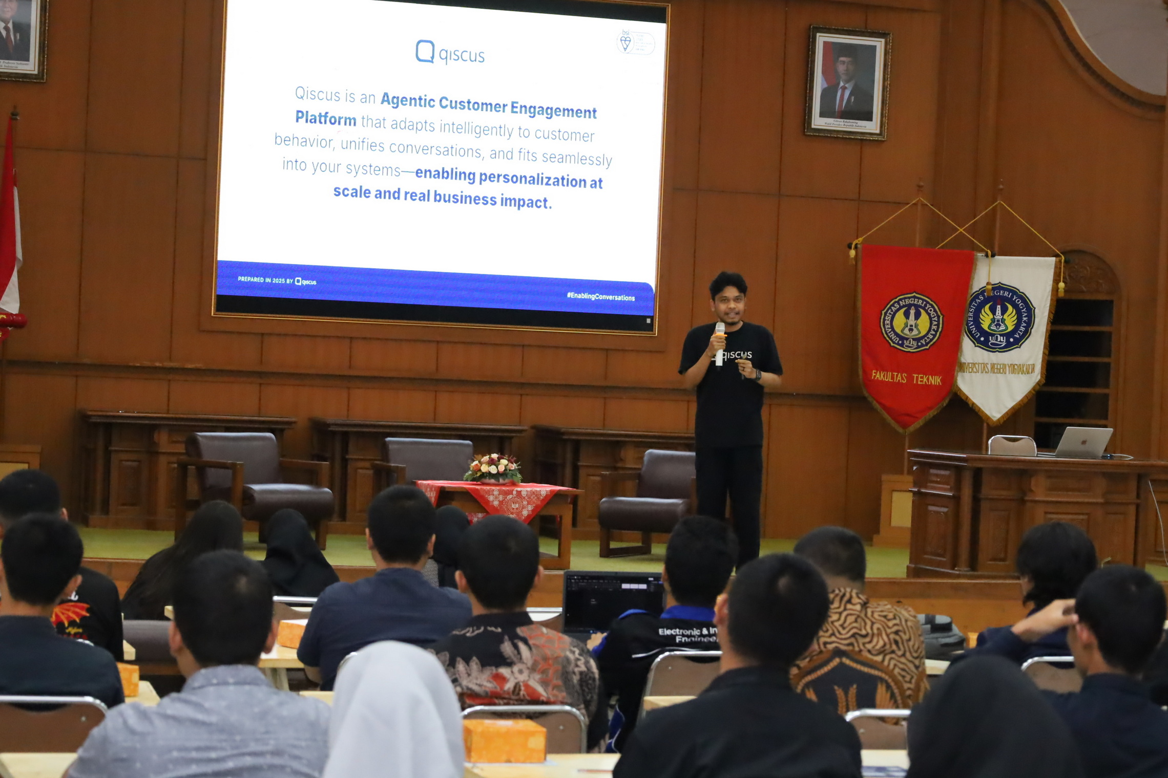 Firdaus Ahmad Asy Syahid, Tech Lead di Qiscus kupas tuntas bagaimana AI, 