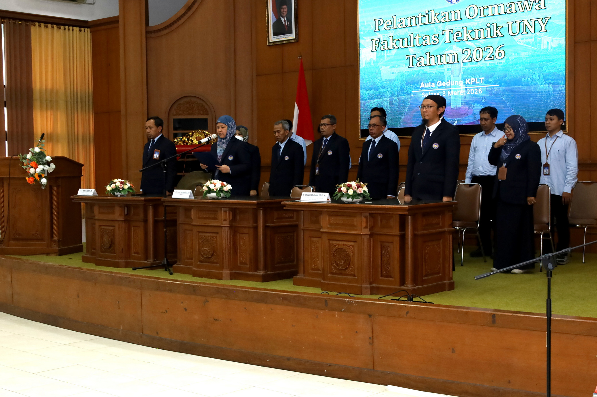 Pelantikan Ormawa FT UNY 
