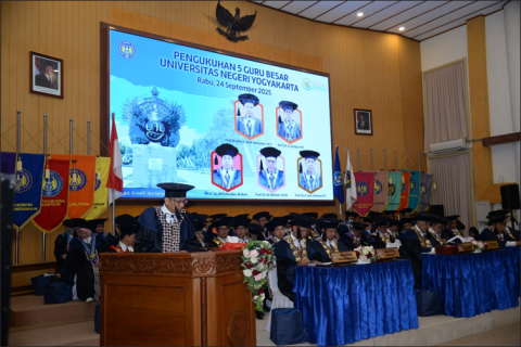 Inauguration of UNY Electrical Engineering Education Professor, Prof. Dr. phil. Ir. Didik Hariyanto, S.Pd.T., M.T., Emphasizes the Importance of VR and AR in Learning