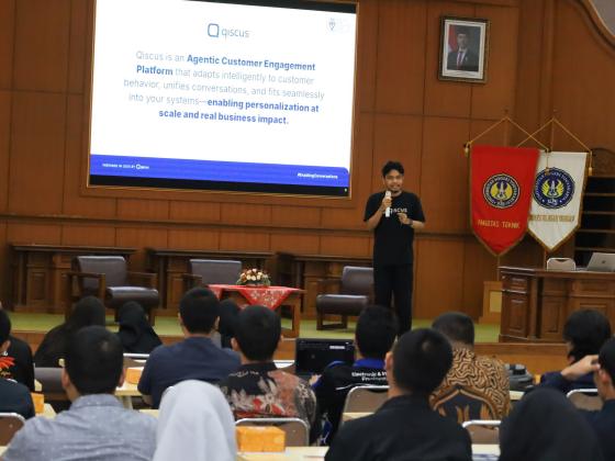 Firdaus Ahmad Asy Syahid, Tech Lead di Qiscus kupas tuntas bagaimana AI, 