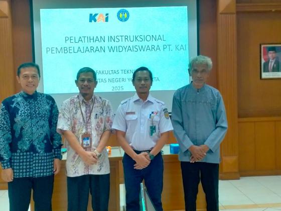 FT UNY dan PT. KAI Kolaborasi Tingkatkan Kompetensi Widyaiswara melalui Pelatihan Instruksional Pembelajaran 